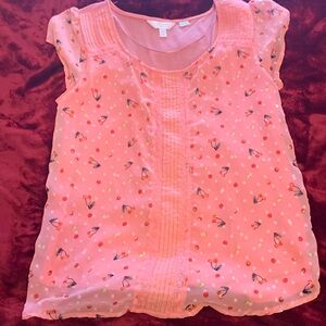 Lauren Conrad lace blouse with lining